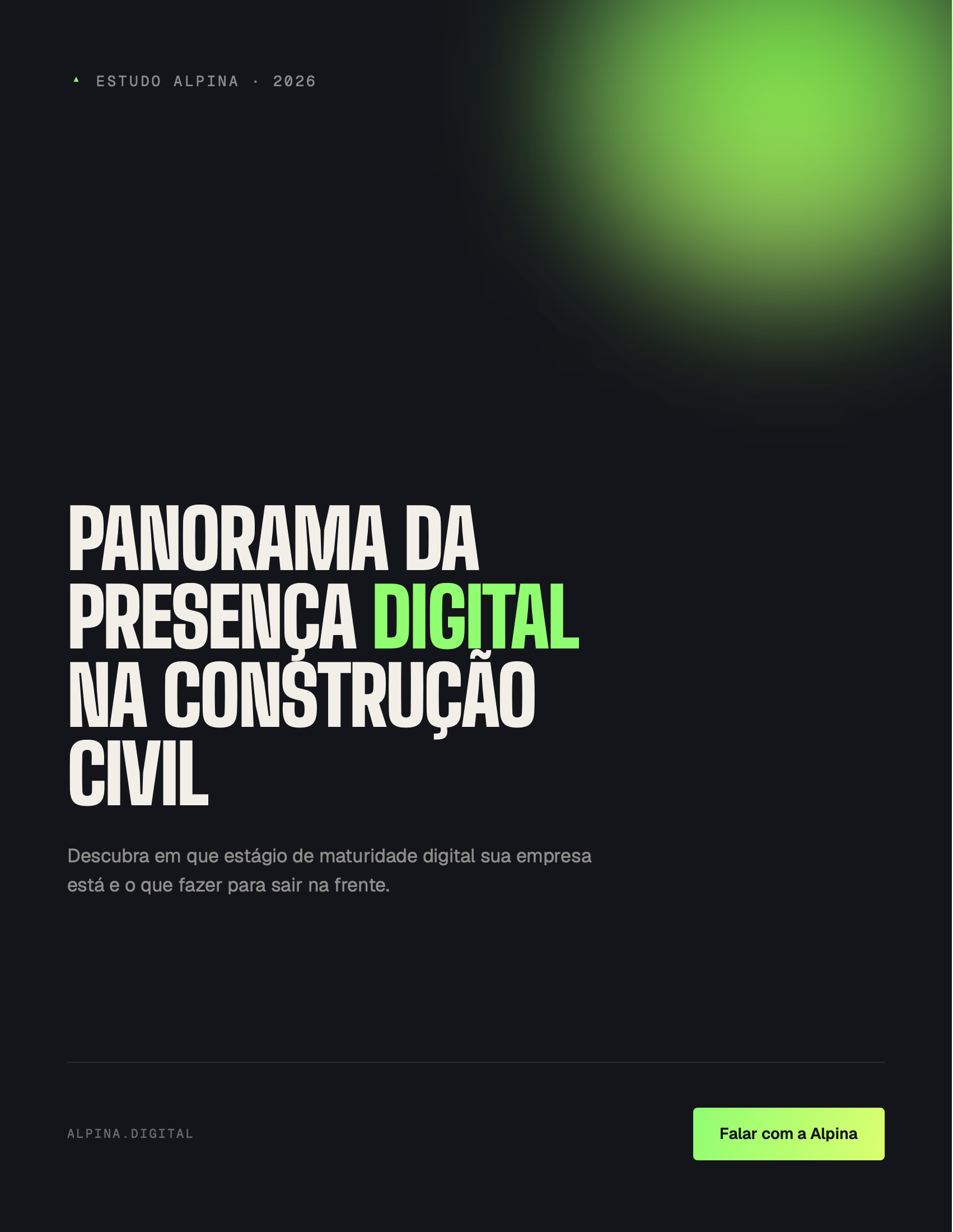 Capa do Estudo Alpina